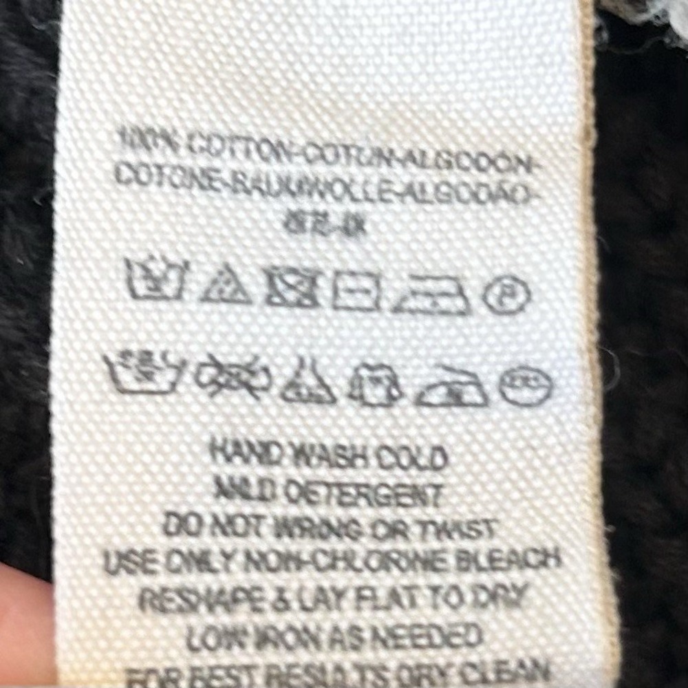 Free People Black Knit Sweater Sz XS Flare Sleeve Gothic Dark Romantic V Neck - Picture 7 of 11